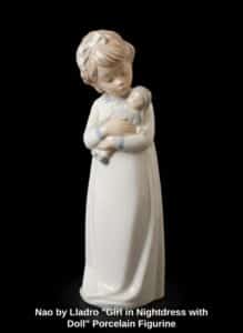 Nao-by-Lladro-Girl-in-Nightdress-with-Doll-Porcelain-Figurine