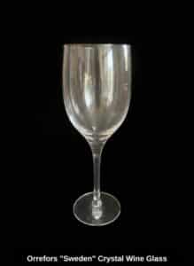 Orrefors-Sweden-Crystal-Wine-Glass