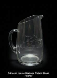 Princess-House-Heritage-Etched-Glass-Pitcher