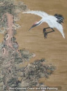 Red-Crowned-Crane-and-Pine-Painting-third-image