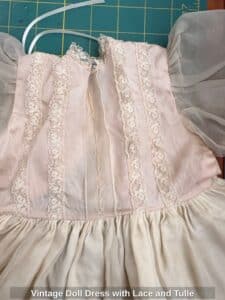 Vintage-Doll-Dress-with-Lace-and-Tulle-second-image