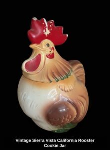 Vintage-Sierra-Vista-California-Rooster-Cookie-Jar
