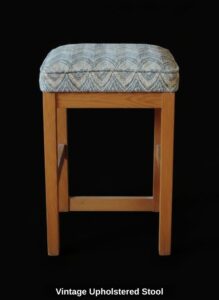Vintage-Upholstered-Stool