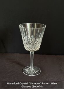 Waterford-Crystal-Lismore-Pattern-Wine-Glasses-Set-of-B-second-image
