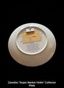 Zanobia-Super-Market-Violet-Collector-Plate-second-image