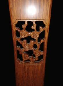 Chinese-Rosewood-Carved-Dining-Table-with-Glass-Top-third-image
