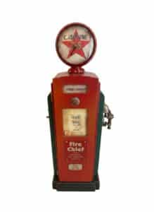 Fire-Chief-Model-C-Gasoline-Pump-Display-Cabinet-with-Clock