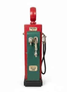 Fire-Chief-Model-C-Gasoline-Pump-Display-Cabinet-with-Clock-third-image