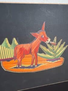 Mid-Century-Donkey-and-Cactus-String-Art-Panel-second-image