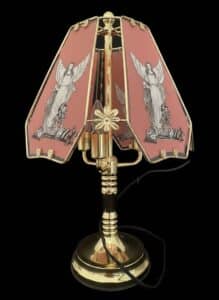 OK-Lighting-Angel-Motif-Glass-Panel-Touch-Lamp-third-image
