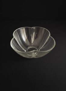 Orrefors-Crystal-Flower-Shaped-Bowl