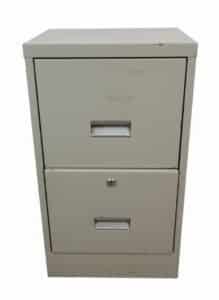 Two-Drawer-Metal-Filing-Cabinet