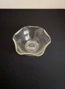 Vintage-Clear-Glass-Ruffled-Edge-Candy-Dish
