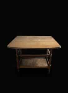 Vintage-Drop-Leaf-Tea-Cart-with-Lower-Shelf
