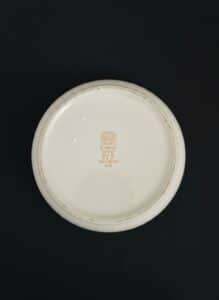 Vintage-Halls-Superior-Quality-Kitchenware-Rose-White-Casserole-Dish-with-Lid-model-third-image