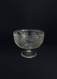 Vintage-Indiana-Glass-Tiara-Sandwich-Clear-Compote-Bowl