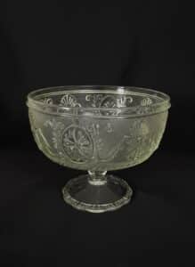 Vintage-Indiana-Glass-Tiara-Sandwich-Clear-Compote-Bowl-third-image