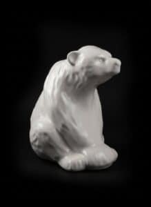 White-Haeger-Ceramic-Polar-Bear-Figurine