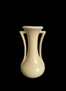 Yellow-McCoy-Double-Handled-Vase
