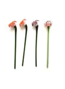 Art-Glass-Floral-Stirrers-or-Cocktail-Picks-Murano-Style