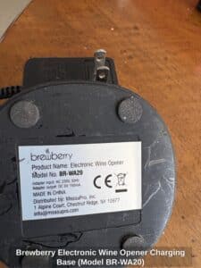 Brewberry-Electronic-Wine-Opener-Charging-Base-Model-BR-WA-second-image