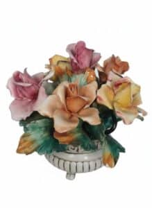 Capodimonte-Porcelain-Floral-Arrangement