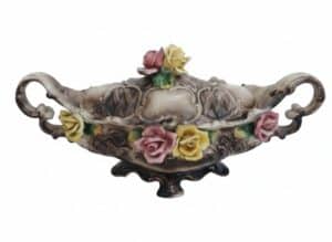 Capodimonte-Style-Porcelain-Floral-Tureen