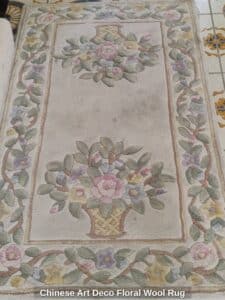 Chinese-Art-Deco-Floral-Wool-Rug