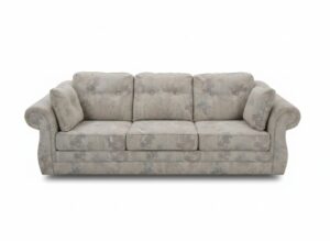 Ethan-Allen-Floral-Upholstered-Three-Cushion-Sofa