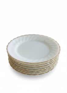 Fire-King-Golden-Shell-Milk-Glass-Dinnerware-Set-with-Gold-Trim-second-image