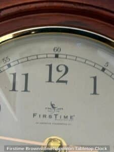 Firstime-Brownstone-Napoleon-Tabletop-Clock-second-image