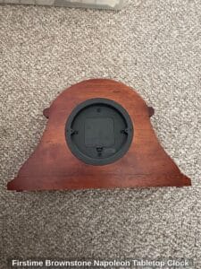 Firstime-Brownstone-Napoleon-Tabletop-Clock-third-image