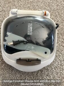 George-Foreman-Champ-Grill-with-Bun-Warmer-Model-GRABW