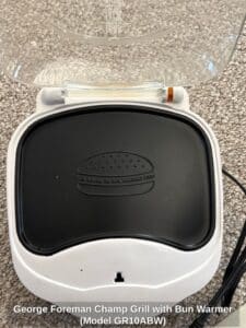 George-Foreman-Champ-Grill-with-Bun-Warmer-Model-GRABW-second-image