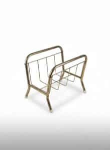Hollywood-Regency-Faux-Bamboo-Magazine-Rack