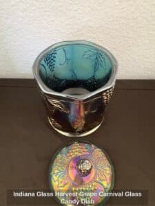 Indiana-Glass-Harvest-Grape-Carnival-Glass-Candy-Dish-second-image