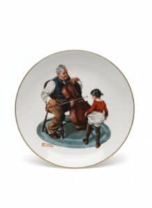 Norman-Rockwell-The-Cellist-Collector-Plate-by-Gorham