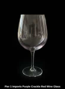 Pier-Imports-Purple-Crackle-Red-Wine-Glass