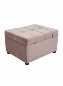 Pink-Velvet-Tufted-Storage-Ottoman-Bench