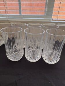 Set-of-Six-Cristal-DArques-Durand-Longchamp-Crystal-Highball-Glasses