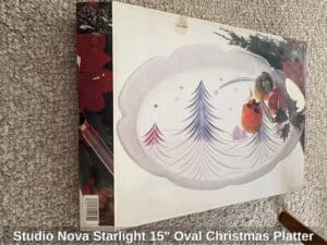 Studio-Nova-Starlight-Oval-Christmas-Platter-second-image