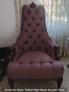 Victorian-Style-Tufted-High-Back-Accent-Chair