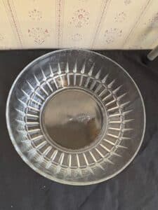 Vintage-Arcoroc-USA-Starburst-Pattern-Clear-Glass-Serving-Bowl