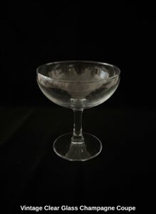 Vintage-Clear-Glass-Champagne-Coupe