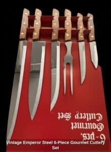 Vintage-Emperor-Steel-Piece-Gourmet-Cutlery-Set-second-image