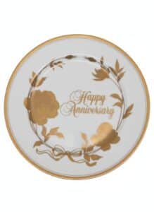 Vintage-Happy-Anniversary-Commemorative-Plate-by-Norcrest