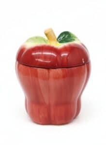 Vintage-Hull-Pottery-Blushing-Apple-Cookie-Jar