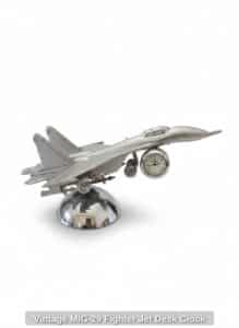 Vintage-MIG-Fighter-Jet-Desk-Clock