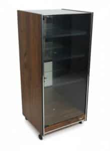 Vintage-Pioneer-Component-Cabinet-with-Glass-Door