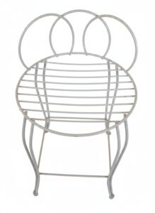 Vintage-White-Wrought-Iron-Ice-Cream-Parlor-Chair